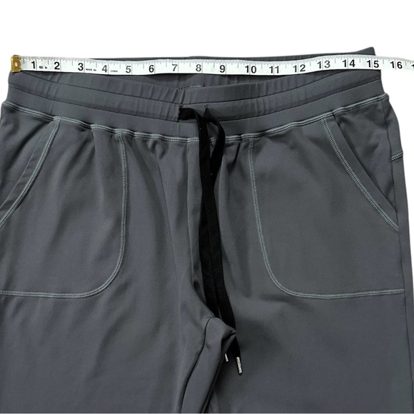 ZYIA Active Unwind Mid-Rise Fitted Cuff Joggers Gray Size Large - Picture 7 of 10